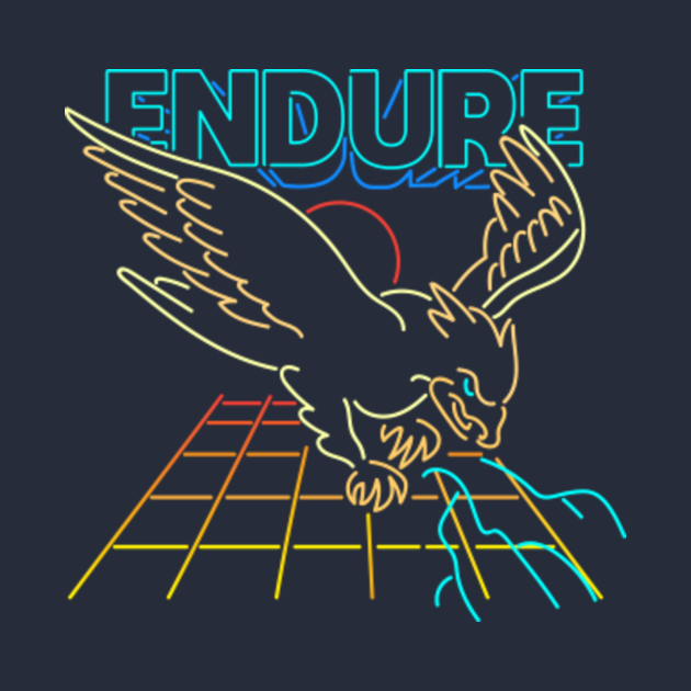 Endure - Eagle - Kids T-Shirt | TeePublic UK