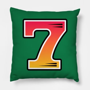 Lucky Number Seven Pillow