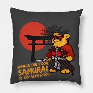 Winnie The Pooh - Samurai of 100-Acre Wood Pillow