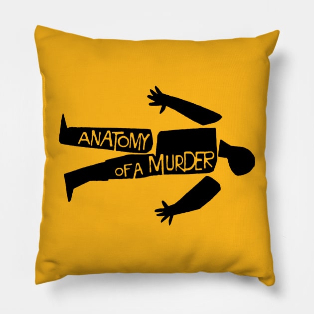 Anatomy of a Murder Movie Poster Pillow by MovieFunTime