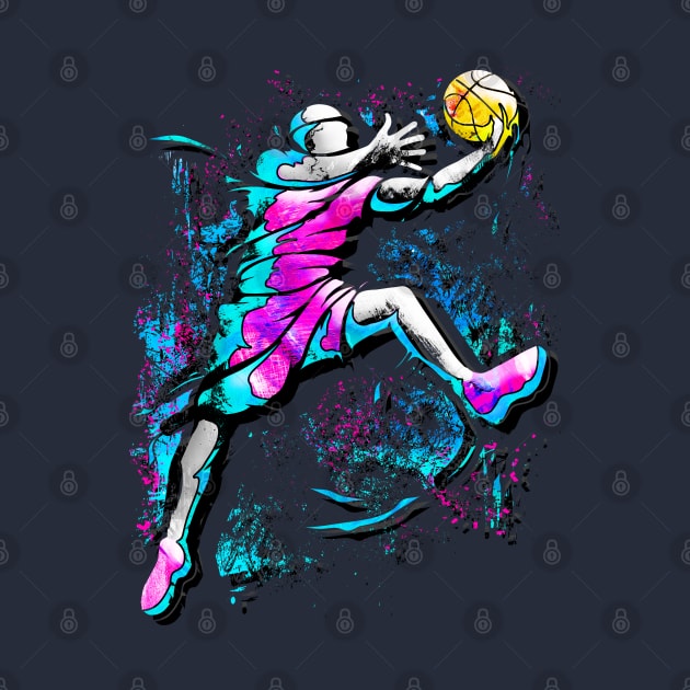 Basketball - Slam Dunk - Bball by BabyYodaSticker