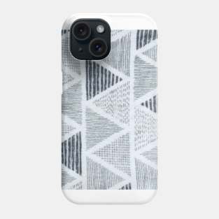 Triangle geometric neutral colours art. Phone Case