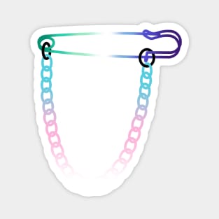 Transgender MLM Safety Pin Magnet