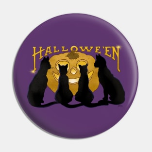 Black Cats Pin