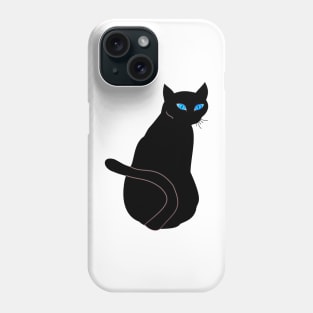 Cat With Blue Eyes Phone Case