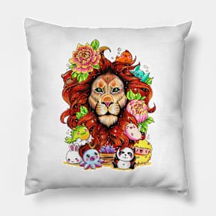 Zodiac LEO Doodle Art Series Pillow