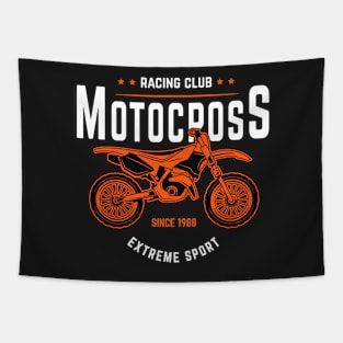 Motocross Tapestry