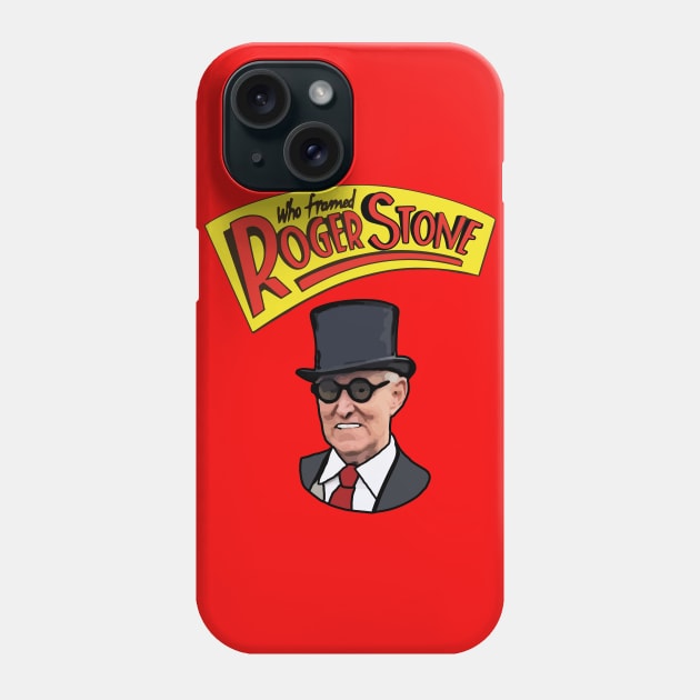 Who Framed Roger Stone Phone Case by politicart