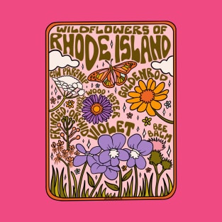 Rhode Island Wildflowers T-Shirt