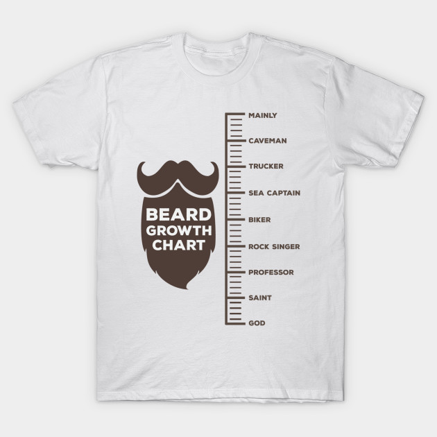 Beard Growth Chart T Shirt