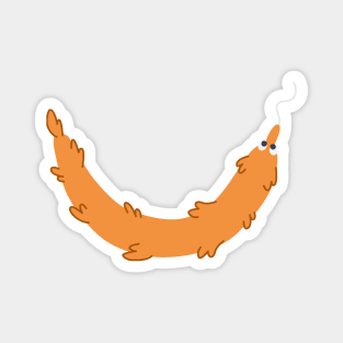 Worm Smile (Orange) Magnet