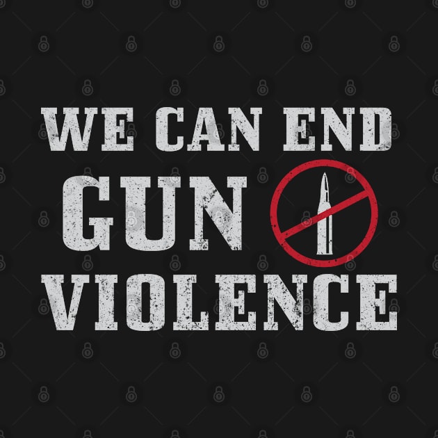 We can end gun violence gift /  Retro vintage peace lovers gifts by angel