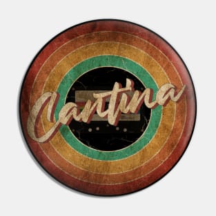 Cantina Vintage Circle Art Pin