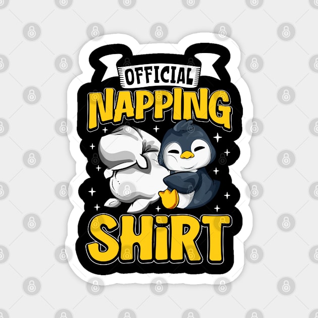 Penguin - Official Napping Magnet by Modern Medieval Design