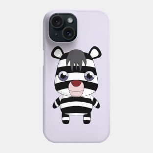 A docile zebra Phone Case