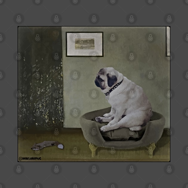 Whistler's Pug by darklordpug