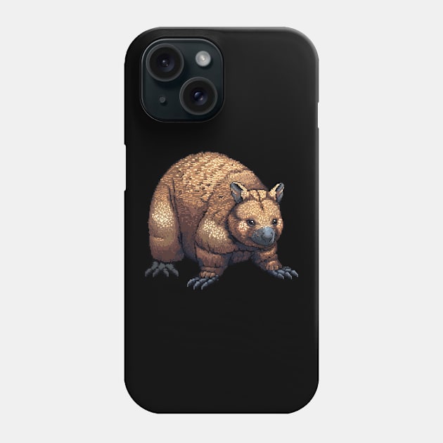 16-Bit Wombat Phone Case by Animal Sphere