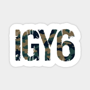 IGY6 I Got Your Six Camo Magnet