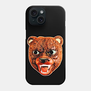 Side Eye Bear Mask Phone Case