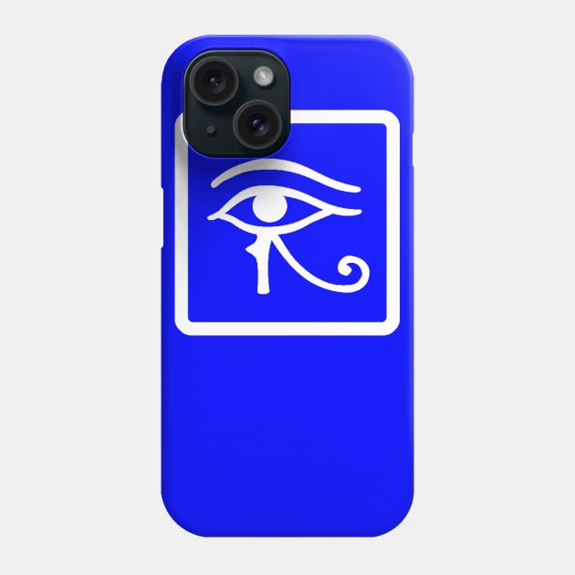 Left Eye Street Sign Phone Case by NovaOven