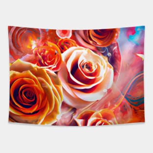 Red Roses Tapestry