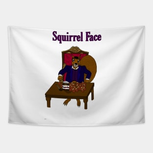 Squirrel Face Tapestry