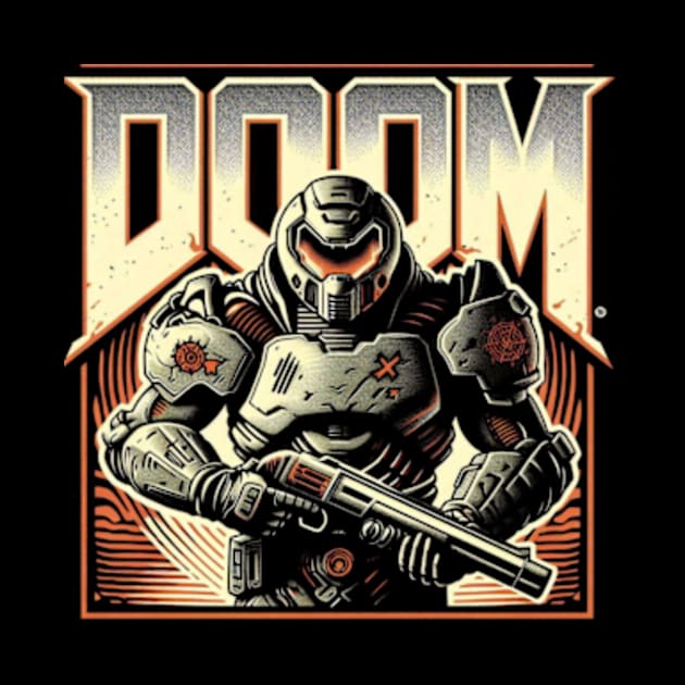 Doom Guy Back in Black by The Doom Guy