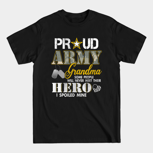 Discover Proud Army Grandma Gift - Army Grandma - T-Shirt