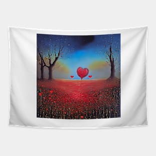 wonderul shape of  your heart Tapestry