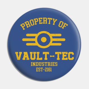 Property of vault tec Pin