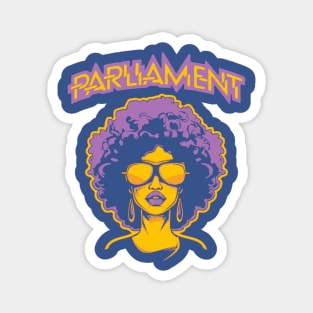 Retro 70's Parliament Funkadelic Funk Rock Music Satire Magnet