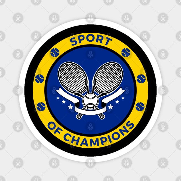 US Open Sport Of Champions Tennis Magnet by TopTennisMerch