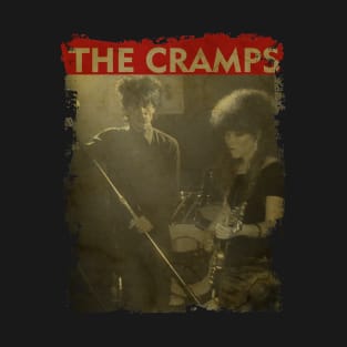 TEXTURE ART-The Cramps 1982 - RETRO STYLE T-Shirt