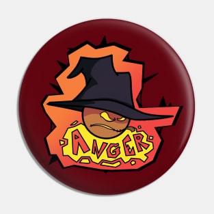 Fnf zardy mod character graffiti anger Pin