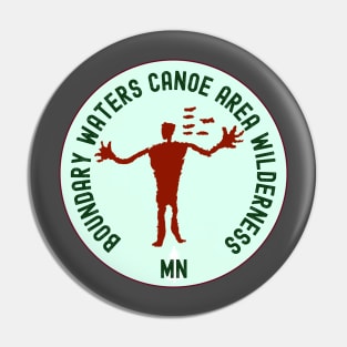 BWCA Pictograph Boundary Waters Canoe Area Wilderness Pin