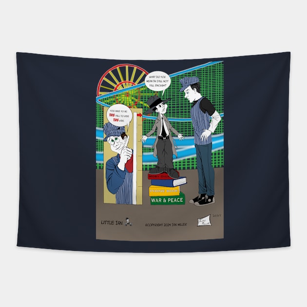 Little Ian- How tall are you? Tapestry by Little Ian Merch