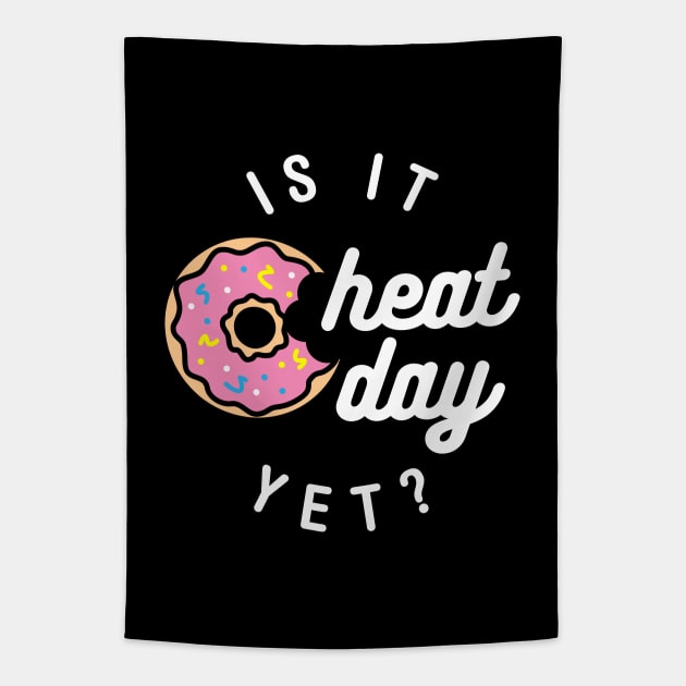 Is It Cheat Day Yet? (Donut) Tapestry by brogressproject