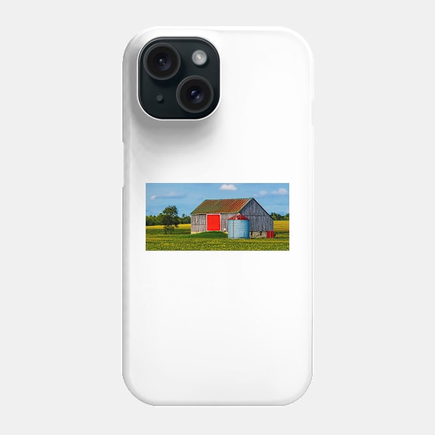 Barn with a Red Door Phone Case by BrianPShaw