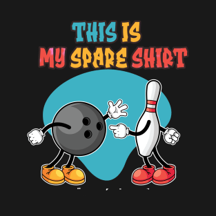 My Spare Shirt Retro Bowling Meme T-Shirt