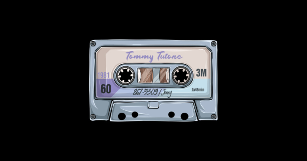 Tommy Tutone - Classic Vintage Cassette - Tommy Tutone - Sticker ...