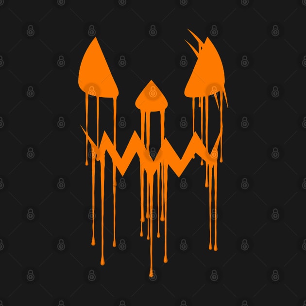 Dripping Pumpkin Smile by bobyberto