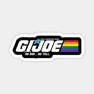 G.I. Joe Pride Do Ask Do Tell Magnet