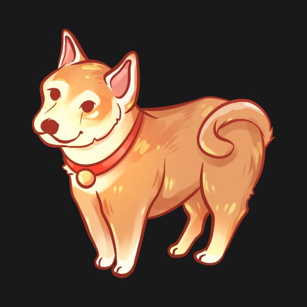 Shiba Inu Pupper by Claire Lin