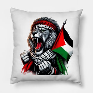 Free Palestine Pillow