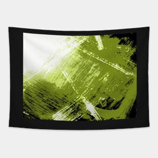 Lush Grassy Green Abstract Pattern Tapestry