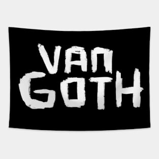 Art Humor Vincent Van Gogh, Funny Goth, Van Goth Tapestry