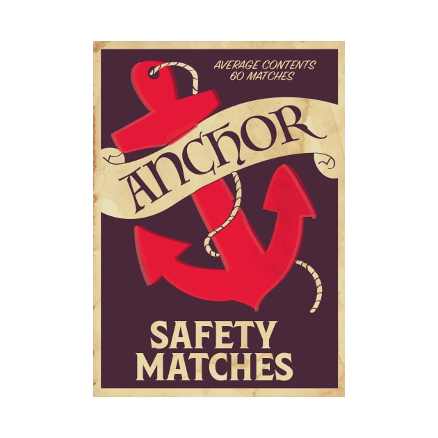 Anchor Safety Matches vintage Commercial by nickemporium1