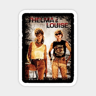 Thelma & Louise - Vintage Style Design Magnet