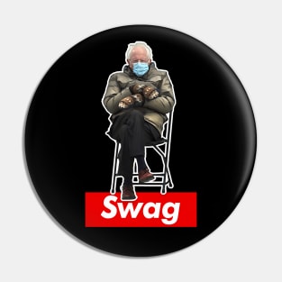 Bernie Swag Sanders / Old School Design Pin