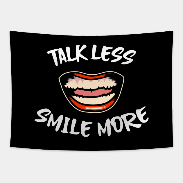 Hamilton Talk Less, Smile More Tapestry by JC's Fitness Co.